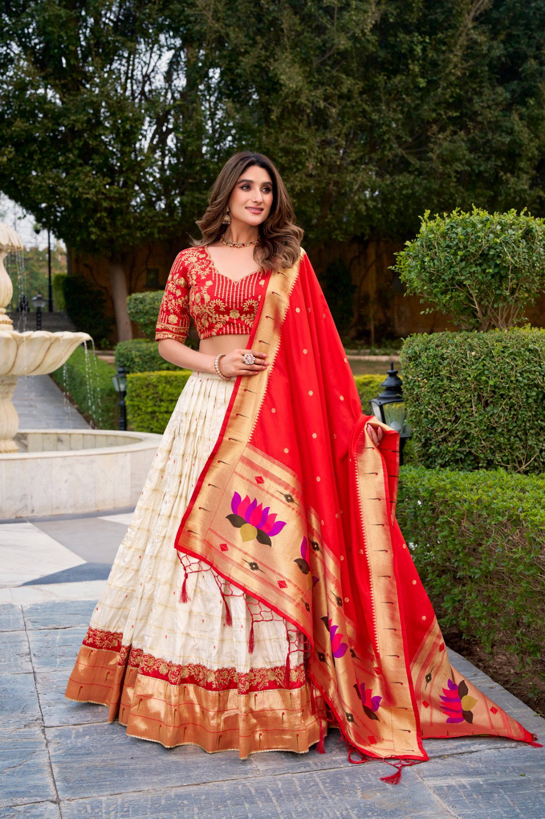Lekha YF 2022 Silk Paithani Zari Weaving Desginer Lehenga Choli