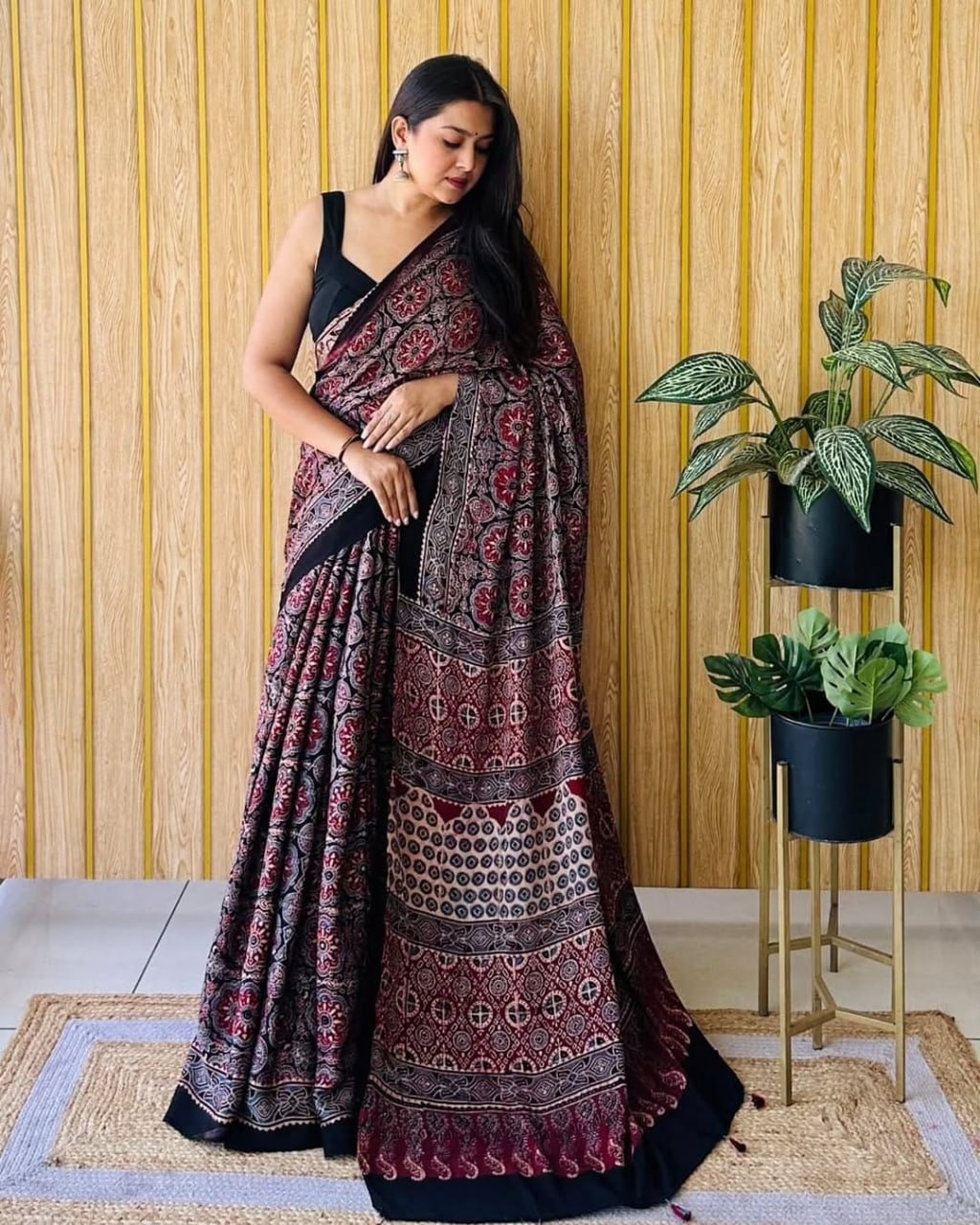 SF Anjali Digital Print Modal Silk Saree