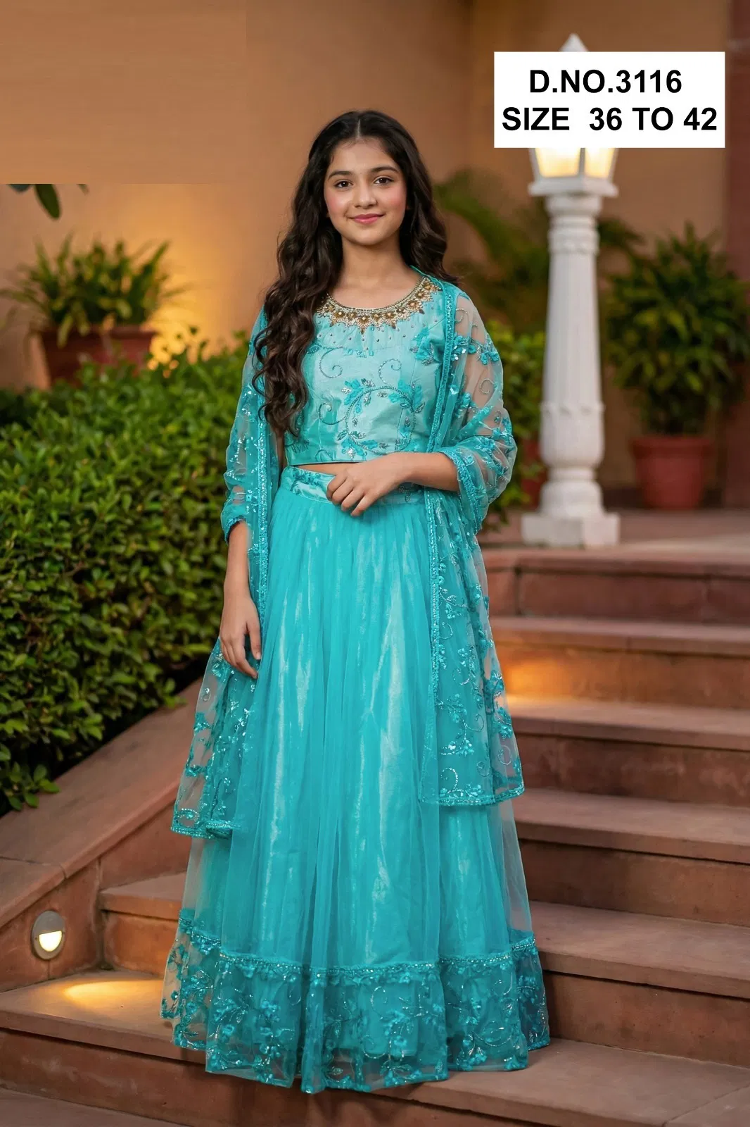 Falak 3116 Net Stone Work Designer Lehenga Choli