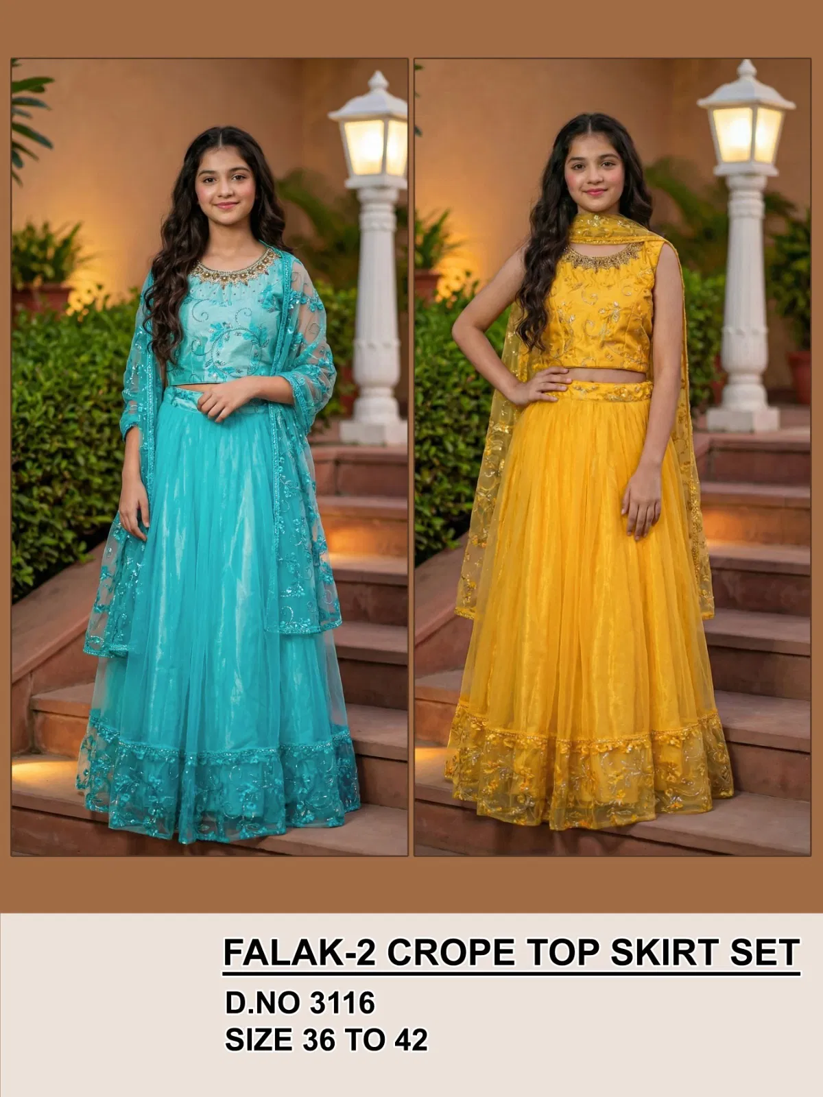 Falak 3116 Net Stone Work Designer Lehenga Choli
