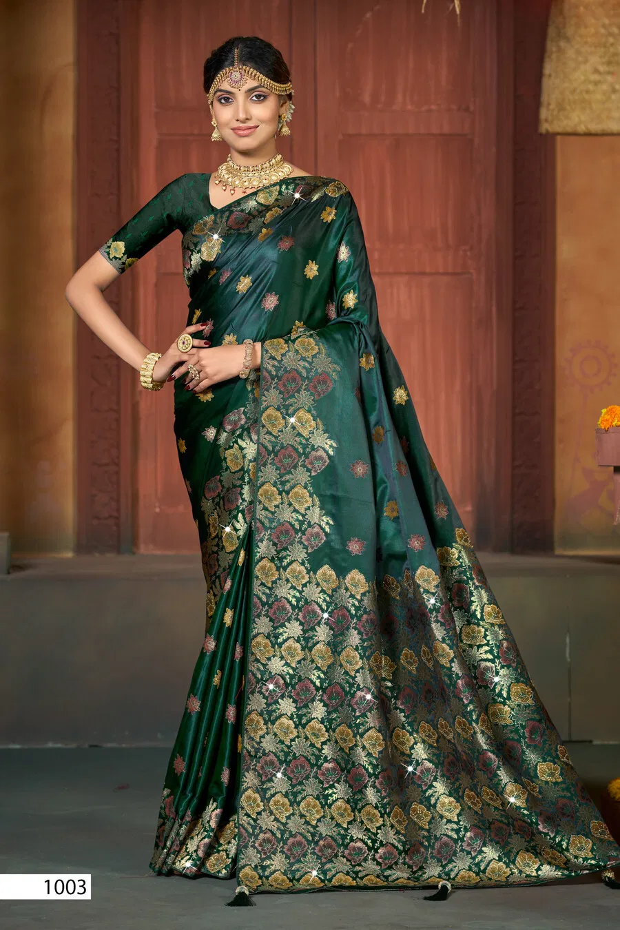 Saroj Tantra Satin Saroski Vol 2 Satin Silk Wedding Wear Saree Collection