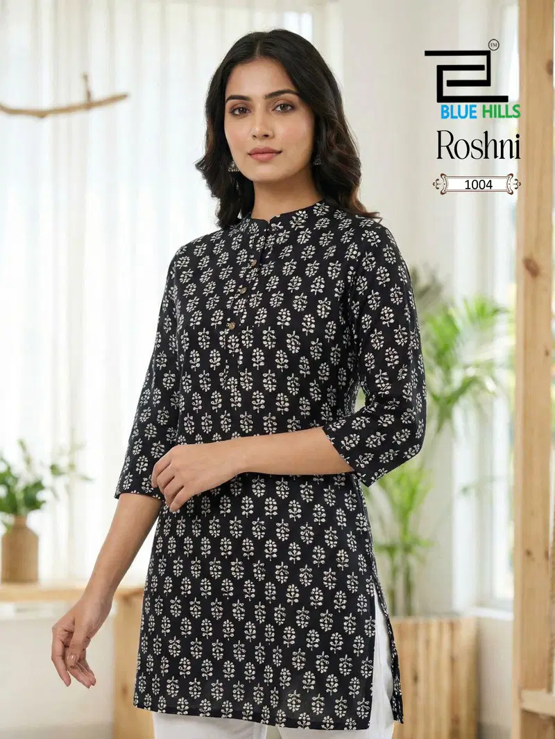Blue Hills Roshni Cotton Printed Casual Kurti Collection