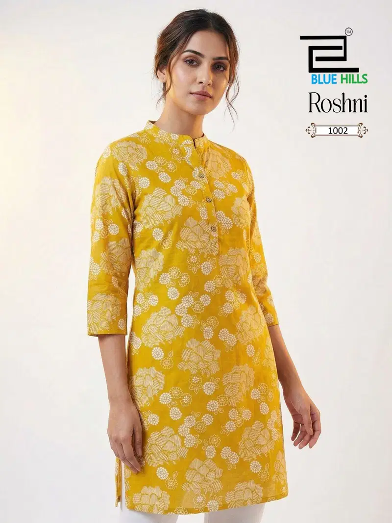 Blue Hills Roshni Cotton Printed Casual Kurti Collection