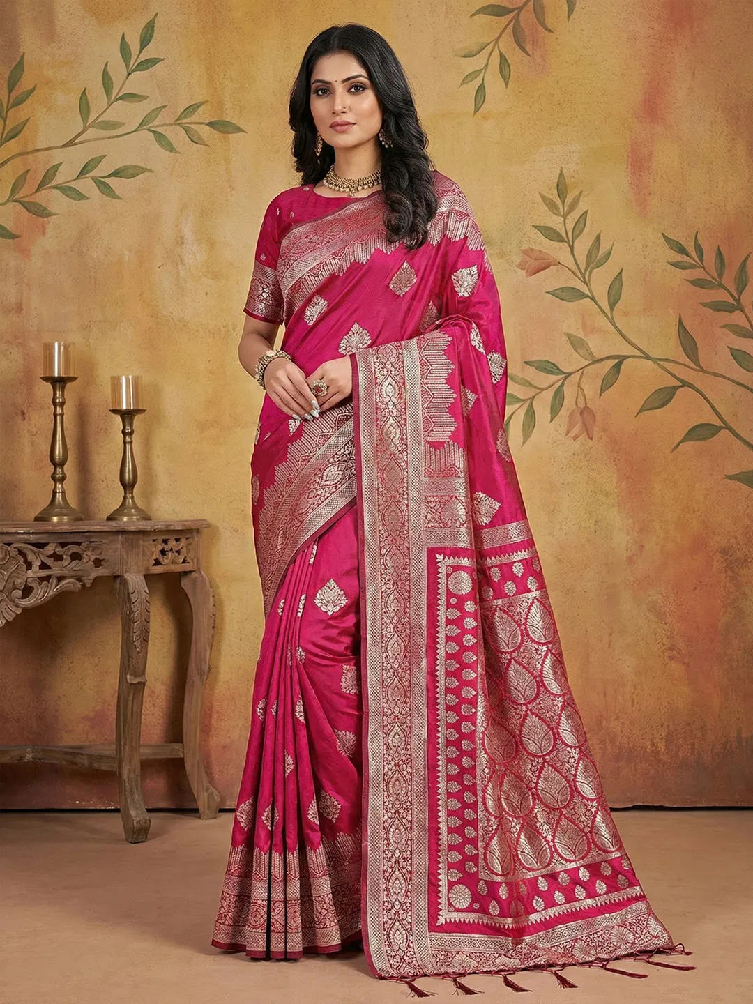 Ast Aadya Silk Vol 3 Silk Blend Wedding Wear Saree Collection