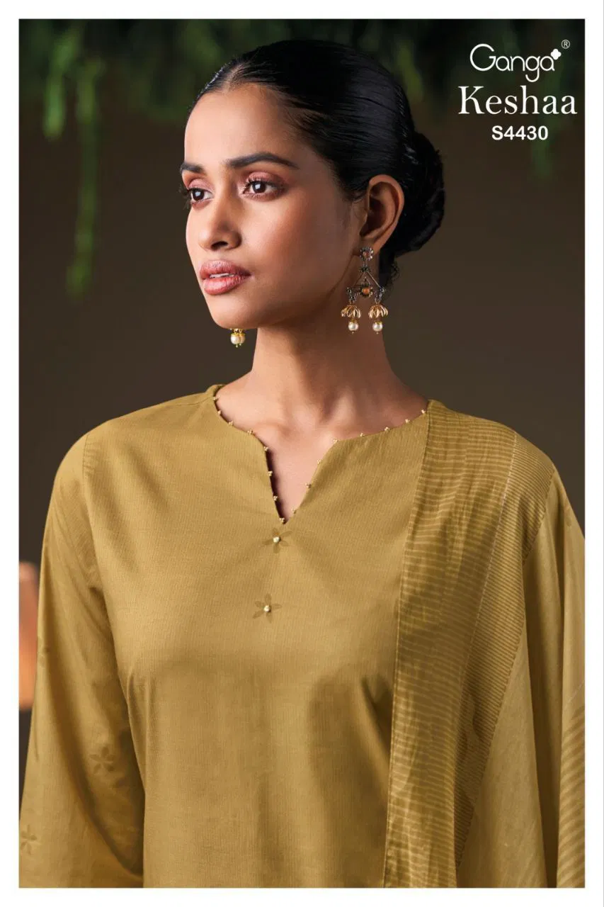 Ganga Keshaa S 4430 Premium Cotton Printed Salwar Kameez