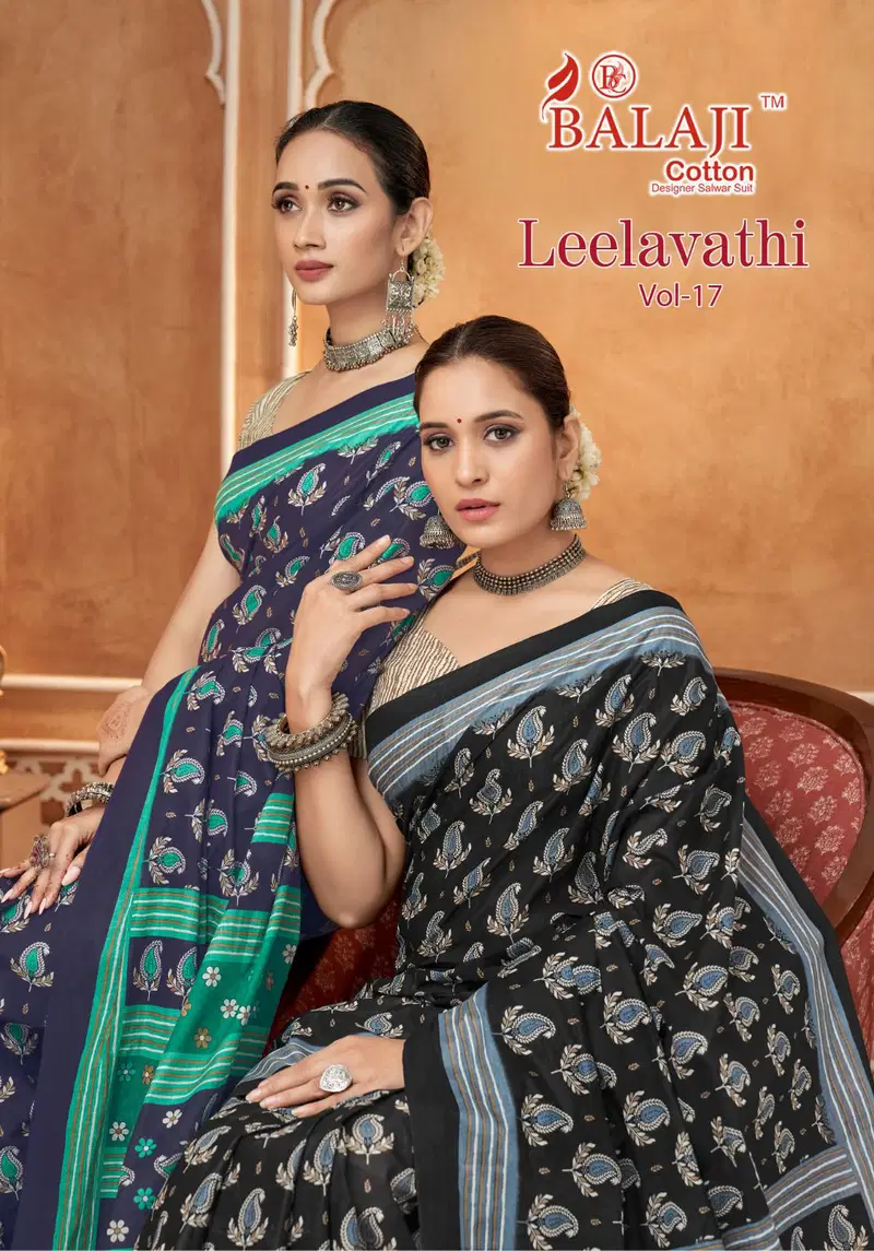 Balaji Leelavathi Vol 17 Cotton Printed Fancy Saree Collection