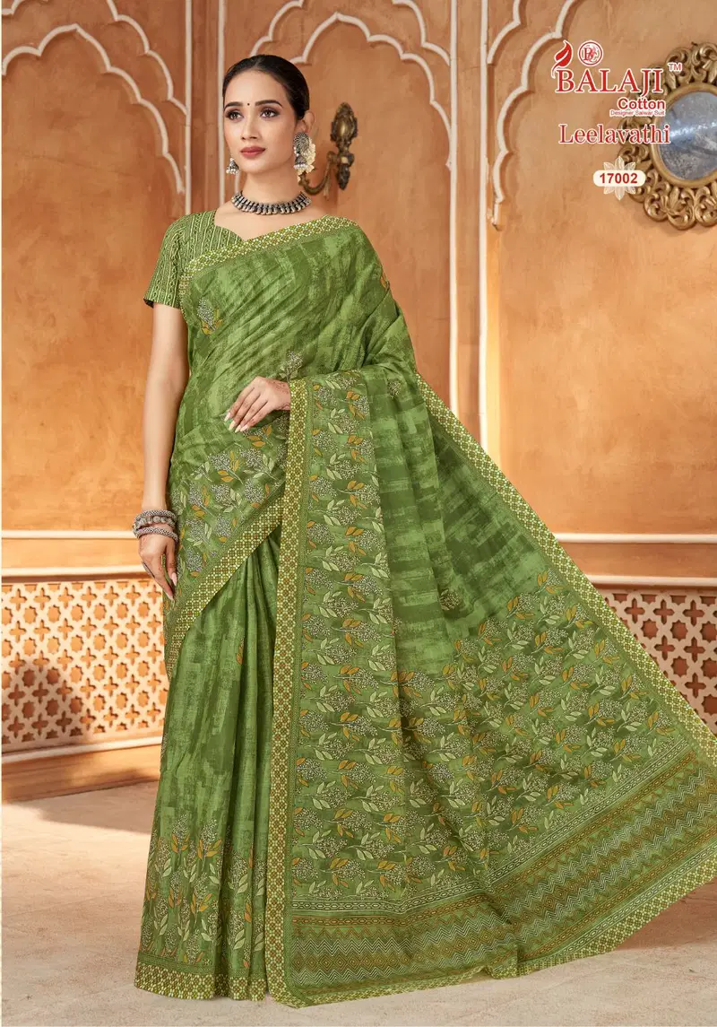 Balaji Leelavathi Vol 17 Cotton Printed Fancy Saree Collection