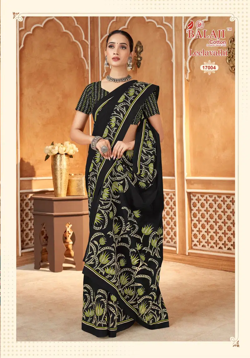 Balaji Leelavathi Vol 17 Cotton Printed Fancy Saree Collection