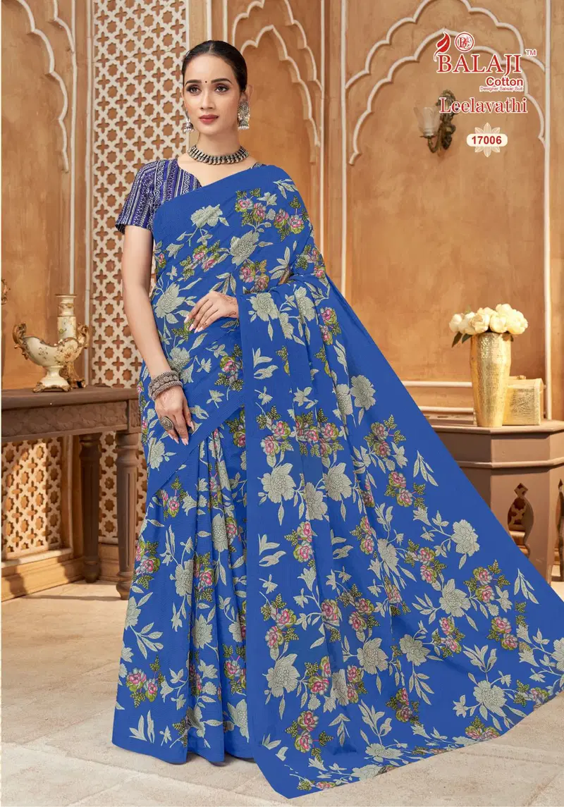 Balaji Leelavathi Vol 17 Cotton Printed Fancy Saree Collection