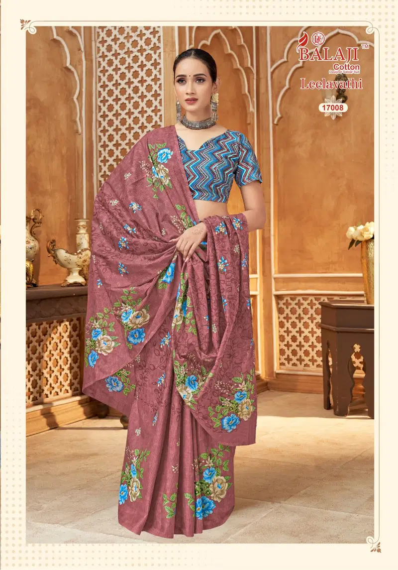 Balaji Leelavathi Vol 17 Cotton Printed Fancy Saree Collection