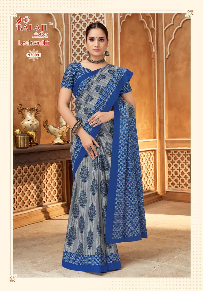 Balaji Leelavathi Vol 17 Cotton Printed Fancy Saree Collection