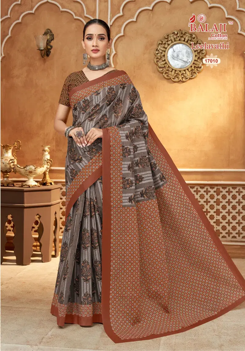 Balaji Leelavathi Vol 17 Cotton Printed Fancy Saree Collection