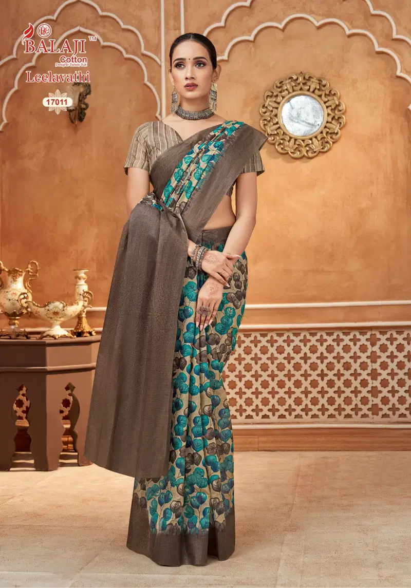 Balaji Leelavathi Vol 17 Cotton Printed Fancy Saree Collection