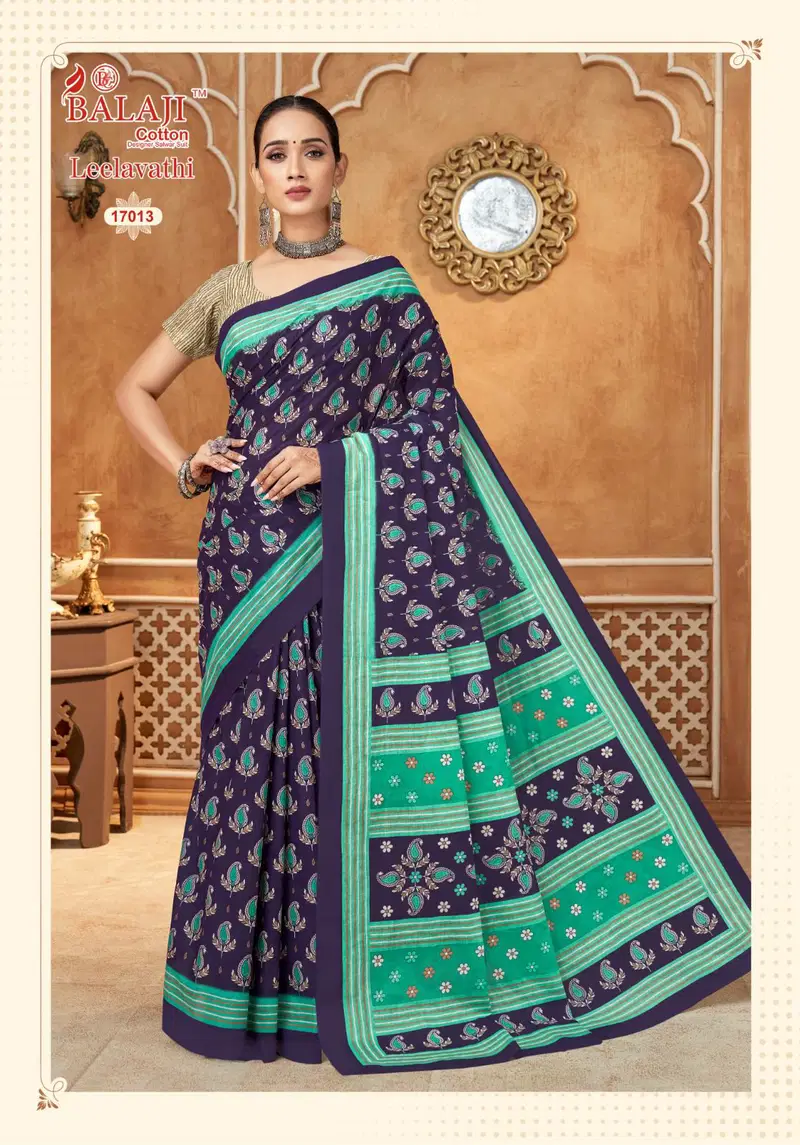 Balaji Leelavathi Vol 17 Cotton Printed Fancy Saree Collection