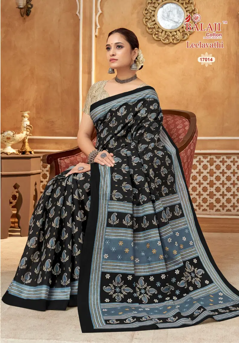 Balaji Leelavathi Vol 17 Cotton Printed Fancy Saree Collection