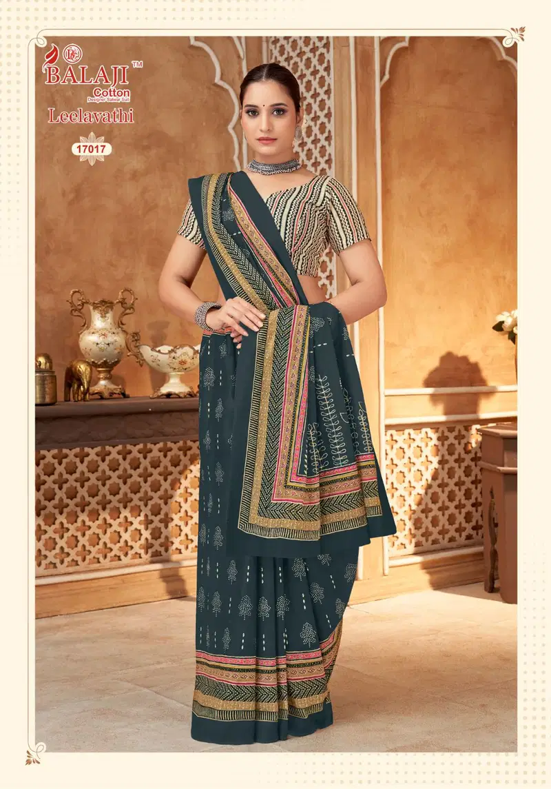 Balaji Leelavathi Vol 17 Cotton Printed Fancy Saree Collection