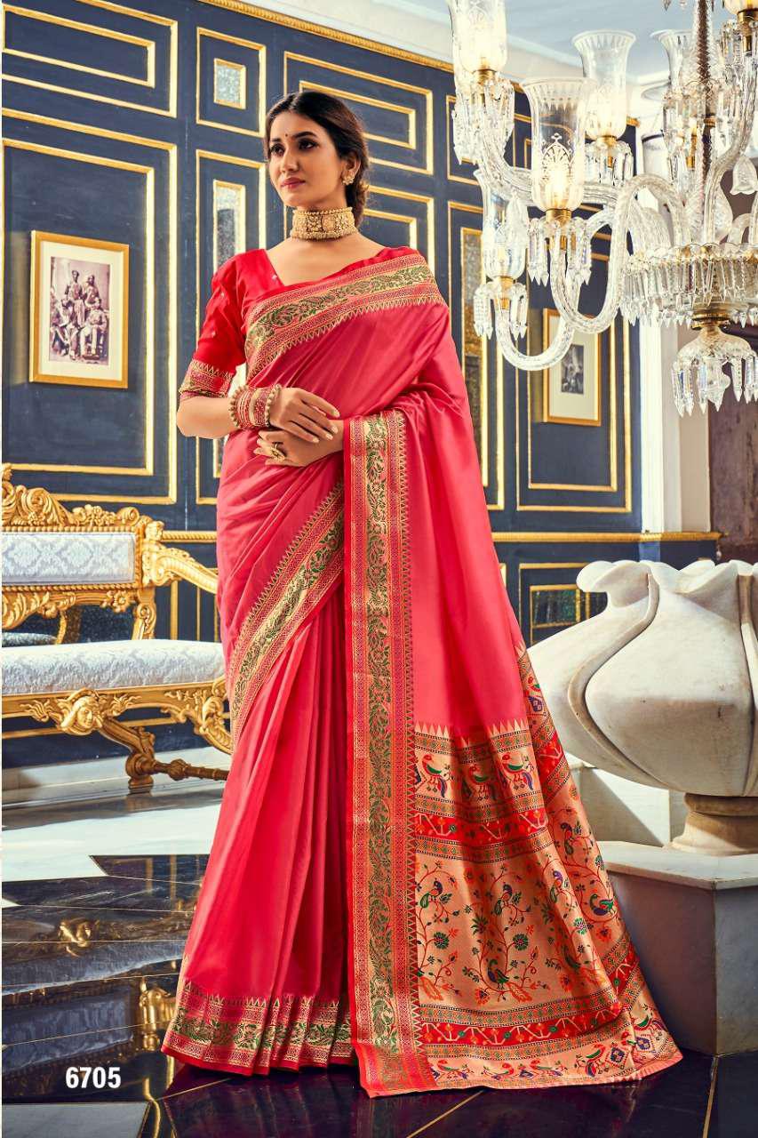 Rajpath Arshati Silk Soft Silk Paithani Border Saree