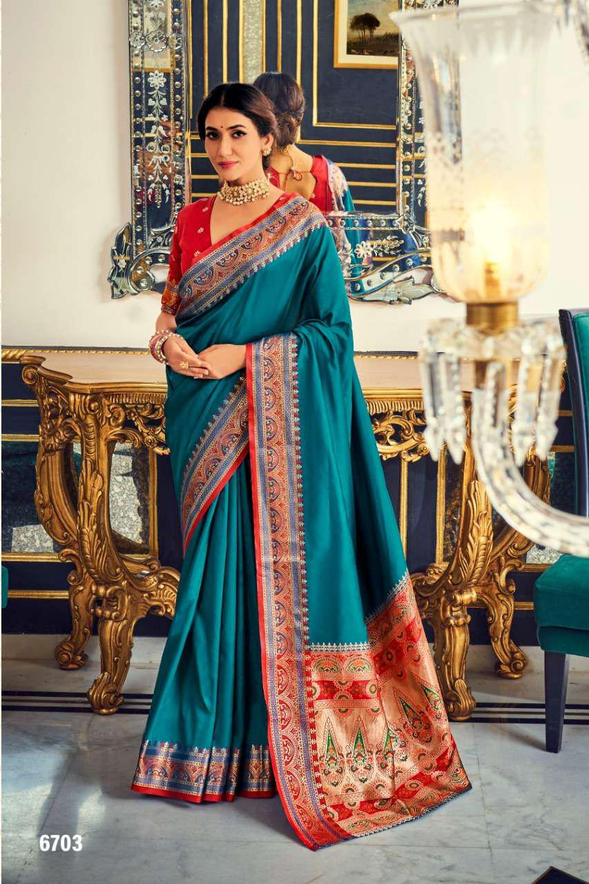 Rajpath Arshati Silk Soft Silk Paithani Border Saree