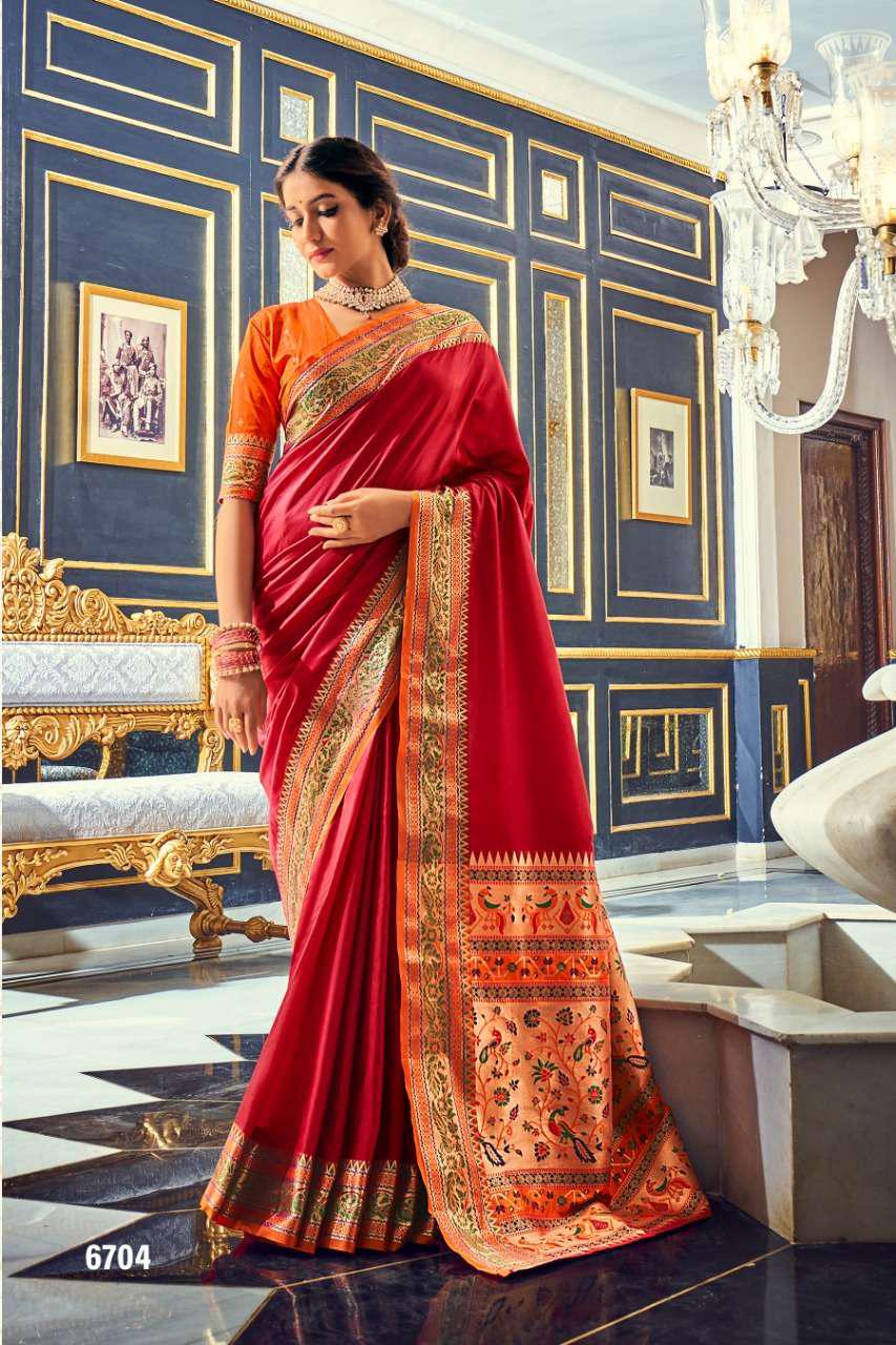 Rajpath Arshati Silk Soft Silk Paithani Border Saree