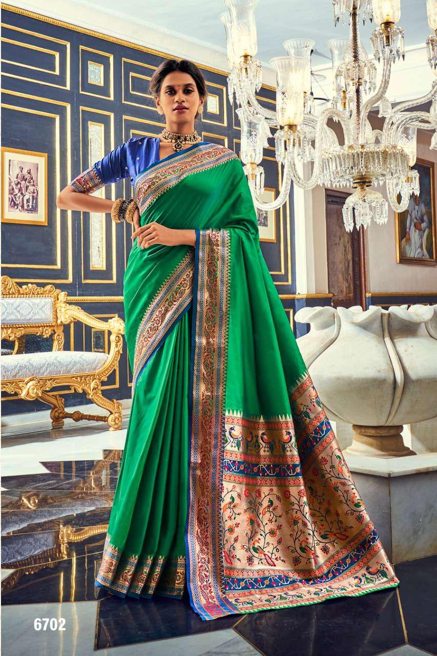 Rajpath Arshati Silk Soft Silk Paithani Border Saree