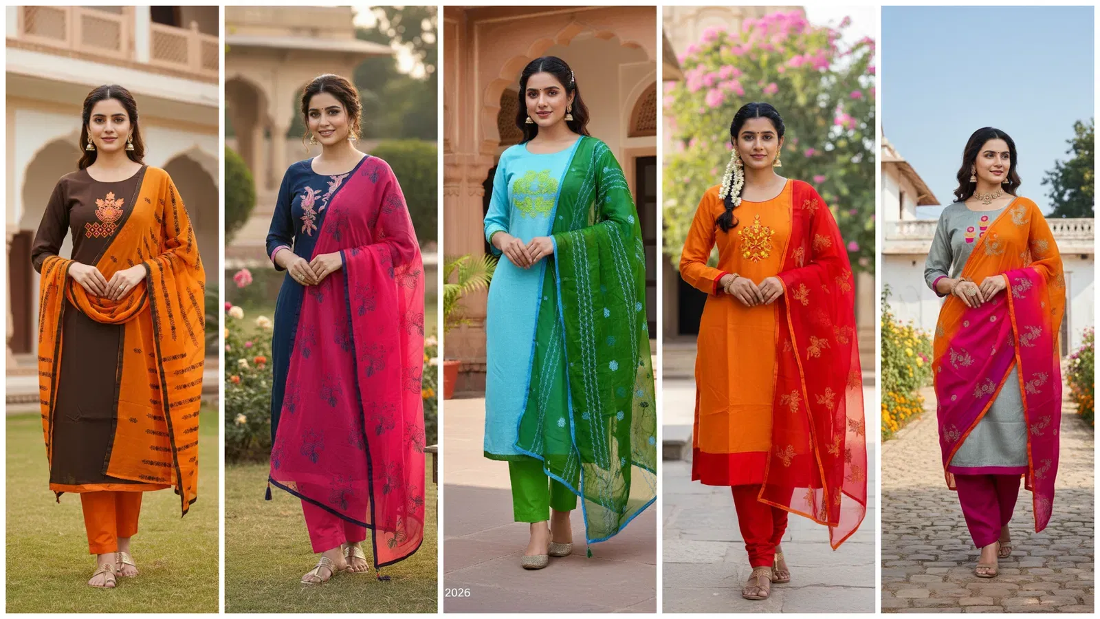 Rnx 5017 Modal Chanderi Embroidery Worked Dress Material Collection