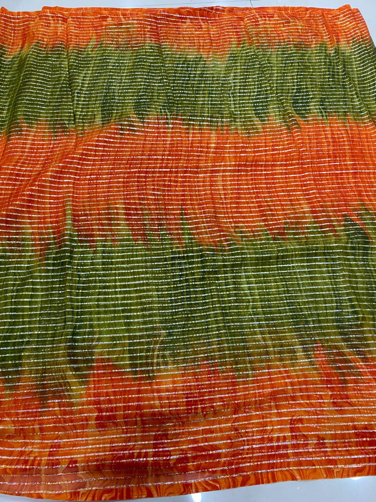 NCO 108 Soft Georgette Sibori Pattern Saree