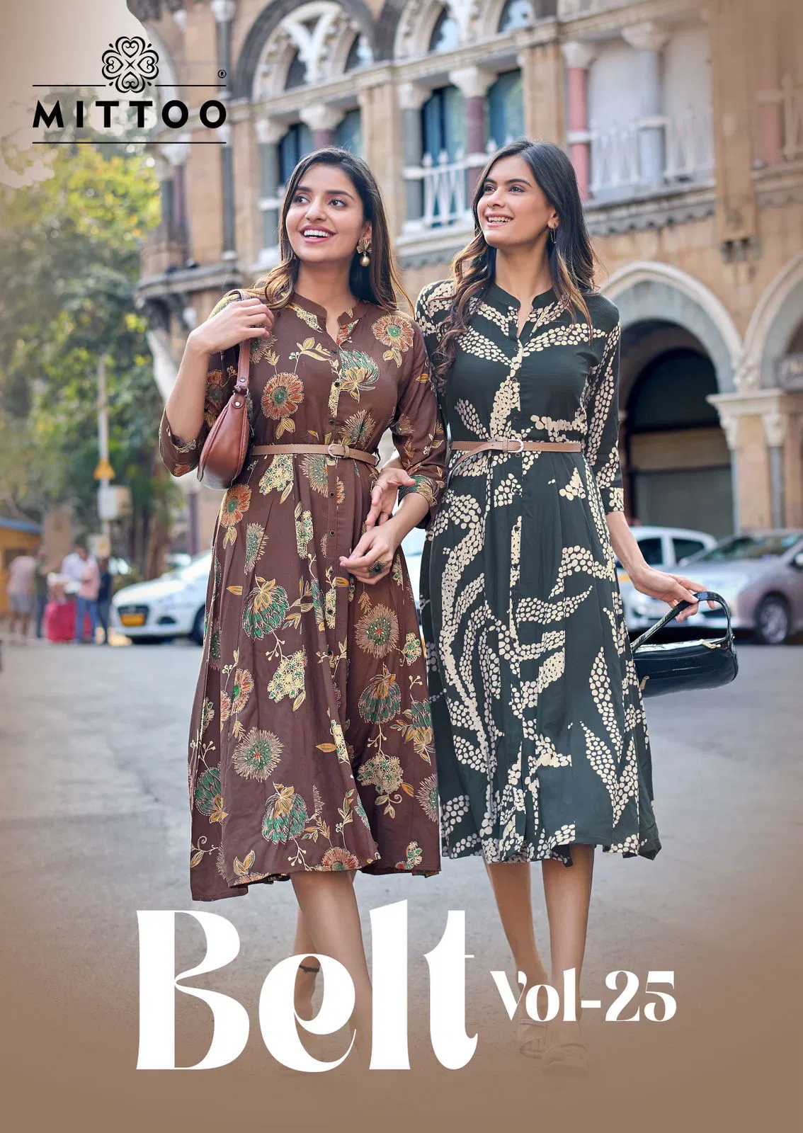 Mittoo Belt Vol 25 Rayon Printed Casual Wear One Piece Collection