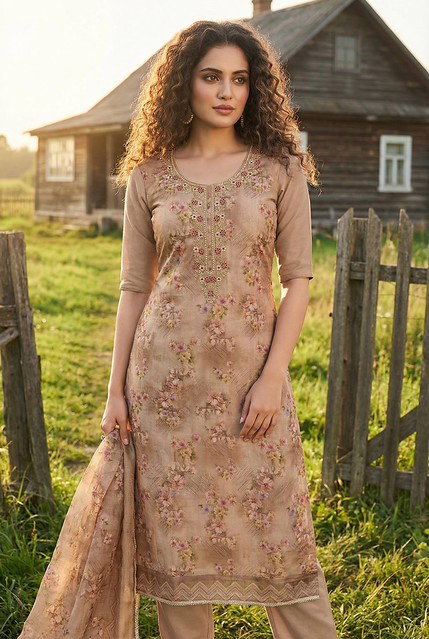 SE Rimzim Vol 1 Viscose With Handwork Dress Material
