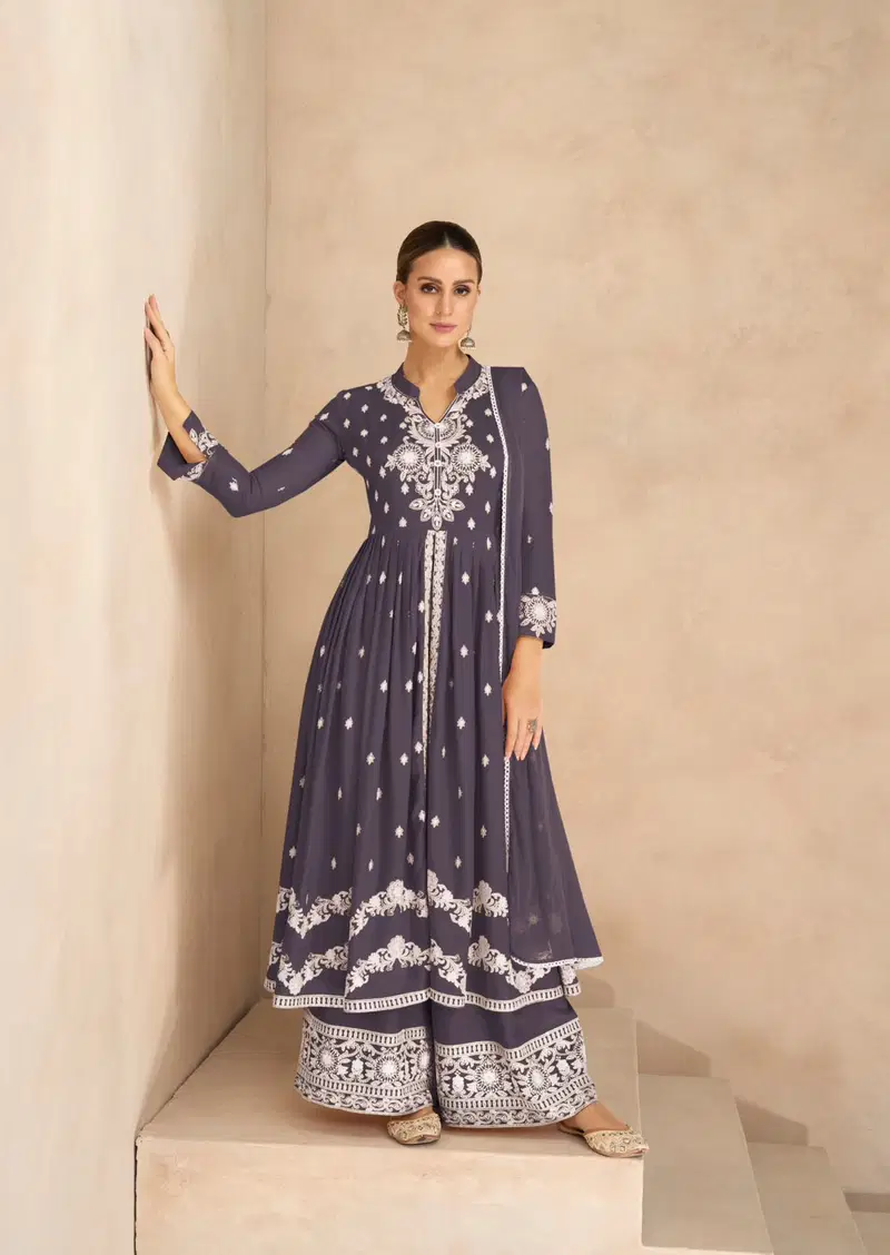 Vamika Lakhnavi Vol 6 Gold List Rayon With Thread Work Designer Salwar Suit