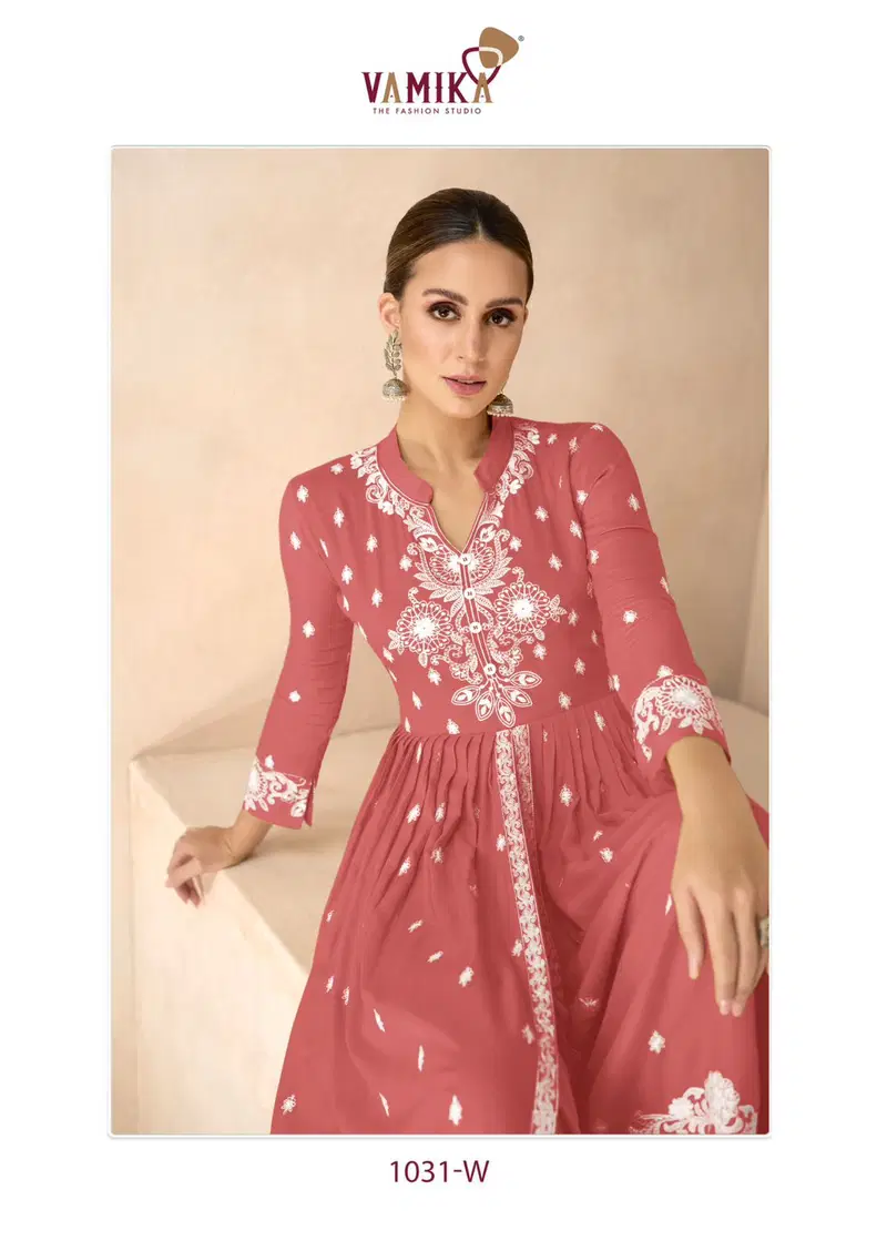 Vamika Lakhnavi Vol 6 Gold List Rayon With Thread Work Designer Salwar Suit
