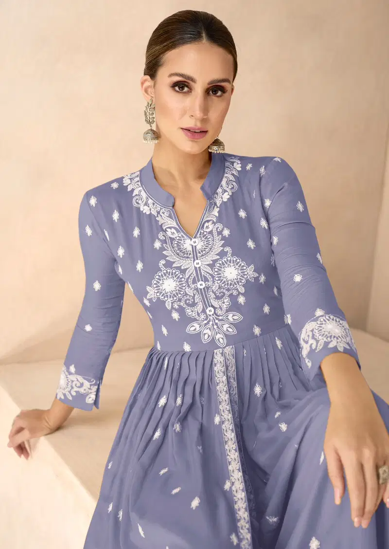 Vamika Lakhnavi Vol 6 Gold List Rayon With Thread Work Designer Salwar Suit