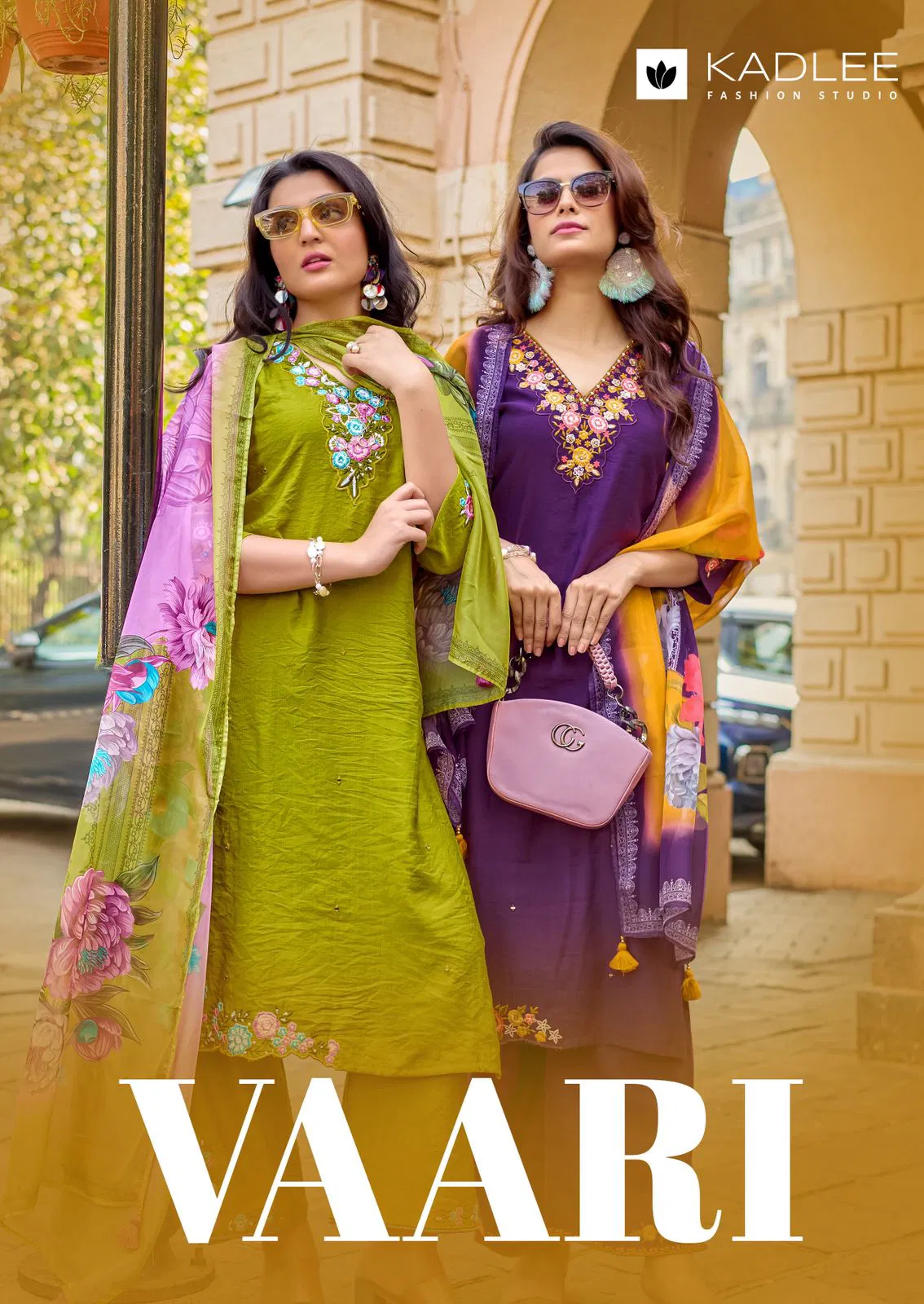 Kadlee Vaari Viscose Weaving With Handworked Kurti With Bottom Dupatta