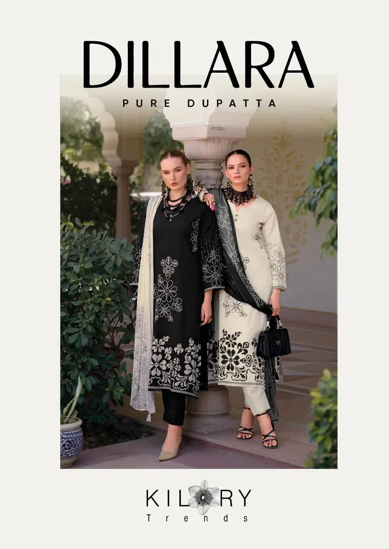 Kilory Dillara Lawn Cotton Digital Printed Designer Salwar Kameez Collection