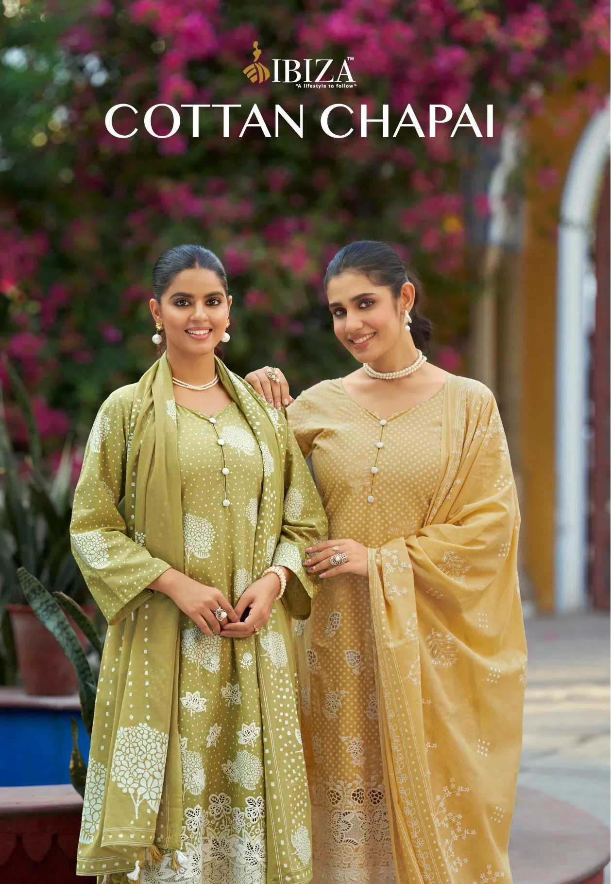 Ibiza Cotton Chapani Cambric Cotton With Digital Printed Salwar Kameez
