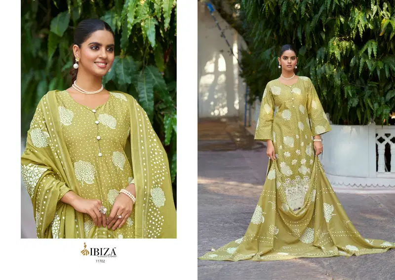 Ibiza Cotton Chapani Cambric Cotton With Digital Printed Salwar Kameez