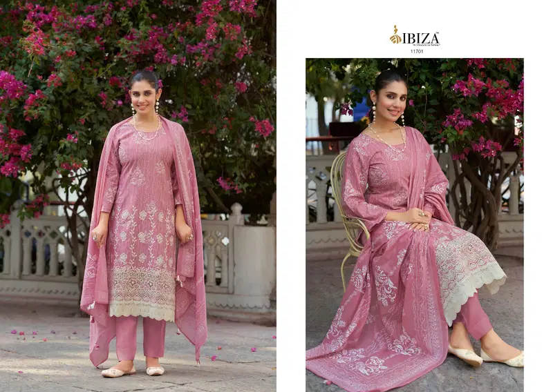 Ibiza Cotton Chapani Cambric Cotton With Digital Printed Salwar Kameez