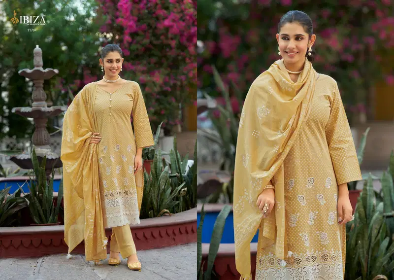 Ibiza Cotton Chapani Cambric Cotton With Digital Printed Salwar Kameez