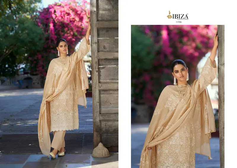 Ibiza Cotton Chapani Cambric Cotton With Digital Printed Salwar Kameez