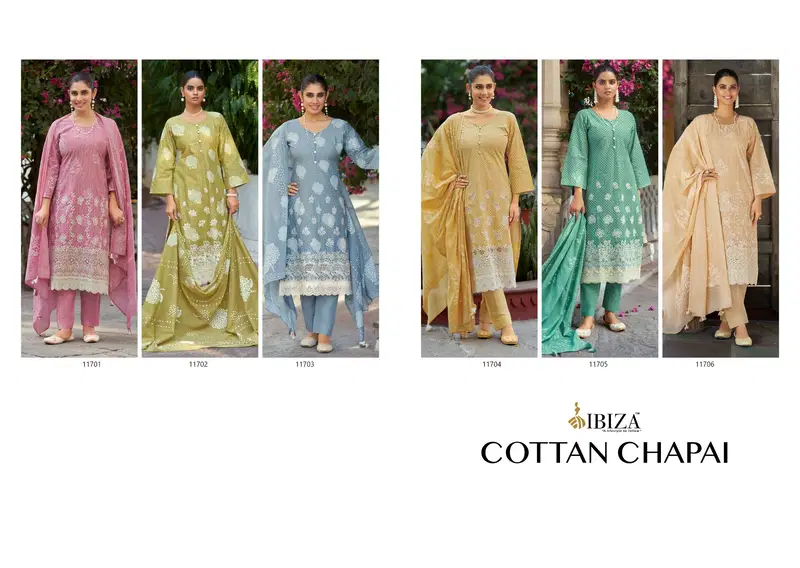 Ibiza Cotton Chapani Cambric Cotton With Digital Printed Salwar Kameez