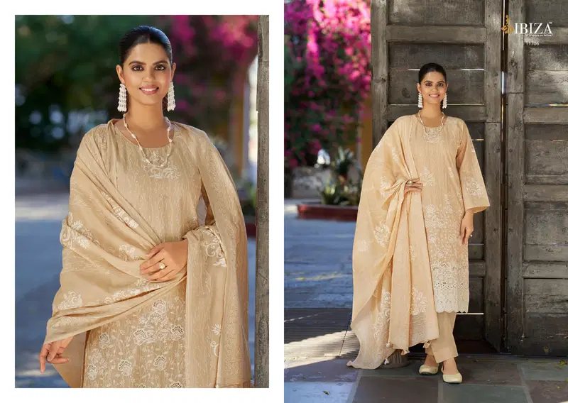 Ibiza Cotton Chapani Cambric Cotton With Digital Printed Salwar Kameez