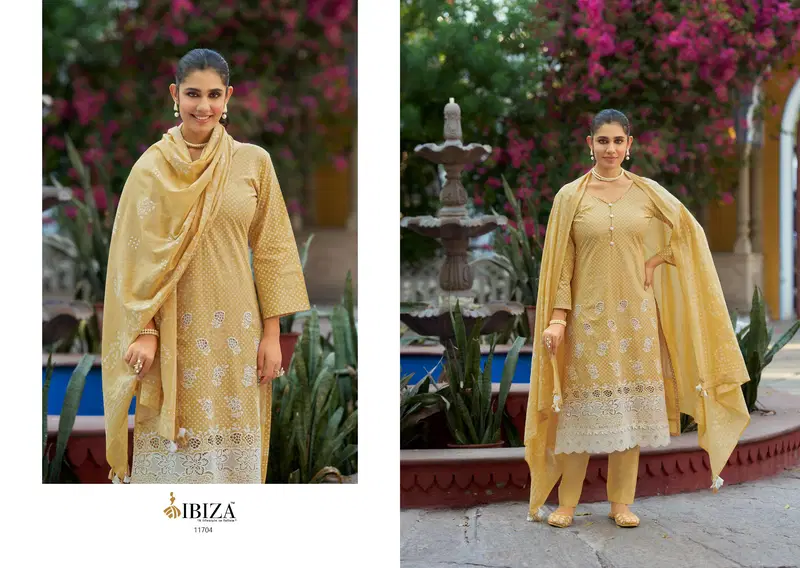 Ibiza Cotton Chapani Cambric Cotton With Digital Printed Salwar Kameez