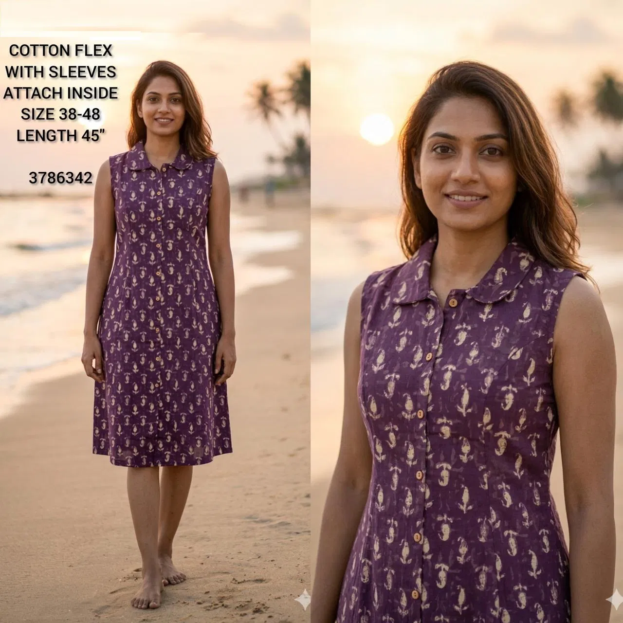 Naisha K 432 Vol 2 Cotton Flex Sleeveless Kurti Casual Wear Collection