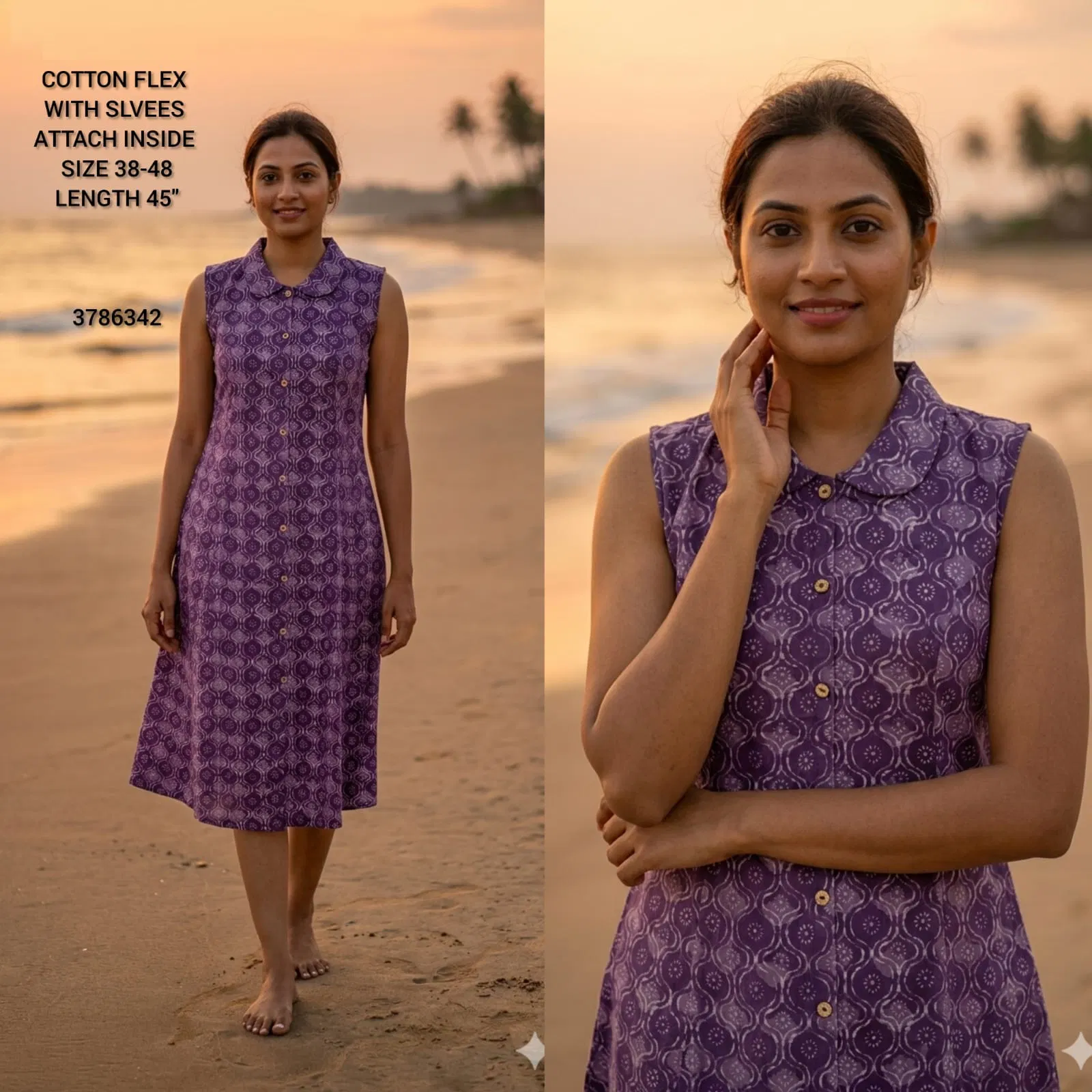 Naisha K 432 Vol 2 Cotton Flex Sleeveless Kurti Casual Wear Collection