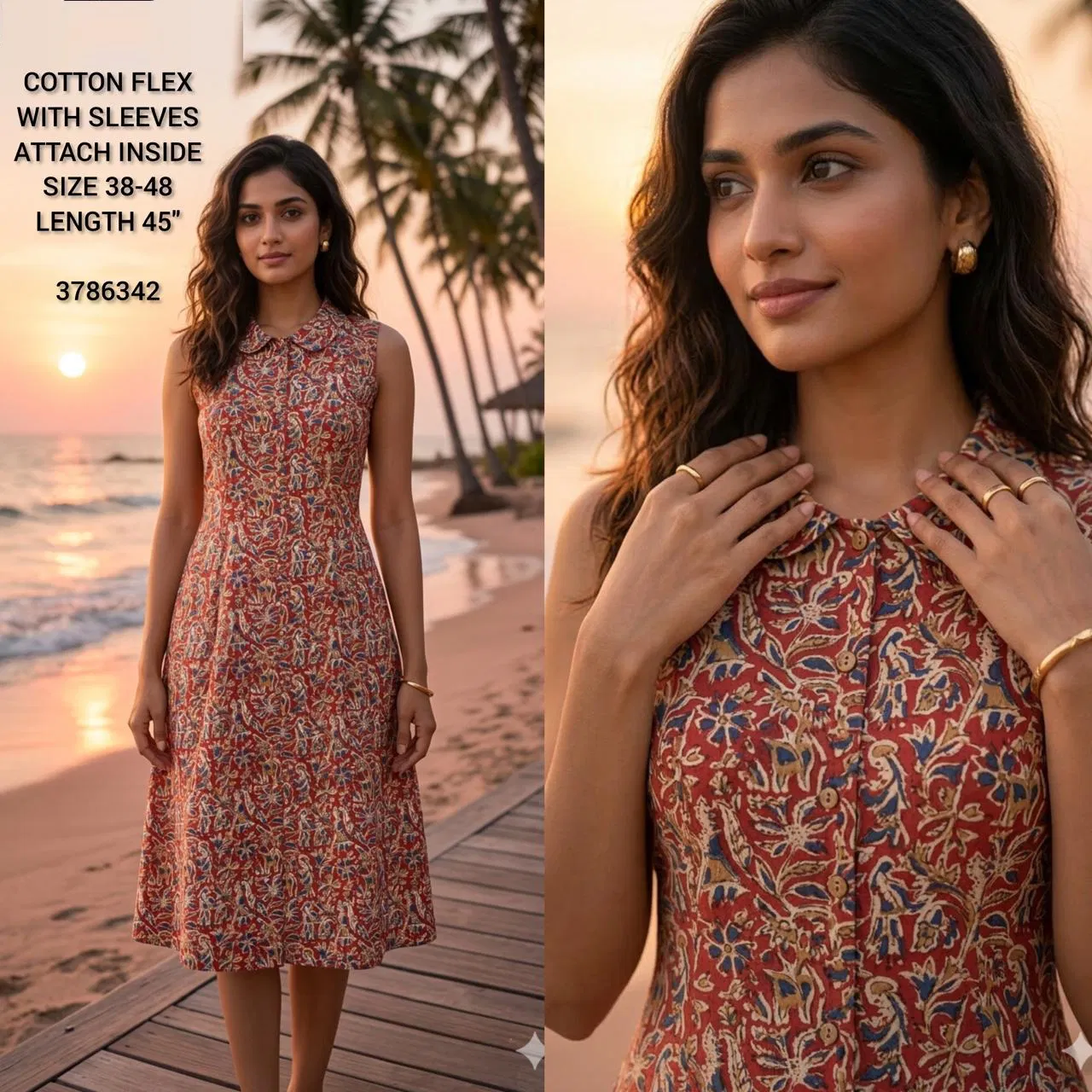 Naisha K 432 Vol 2 Cotton Flex Sleeveless Kurti Casual Wear Collection
