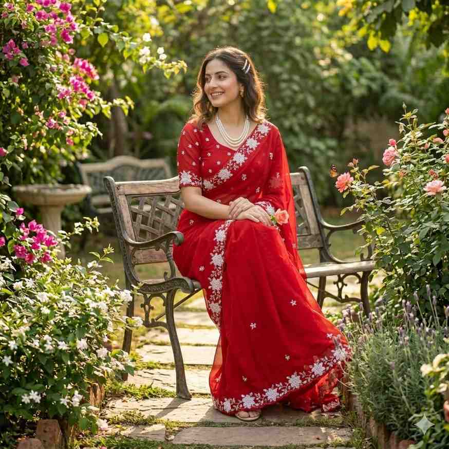 Kc 914 Crunchy Crush Cutdana Sequins Worked Beautiful Saree Collection