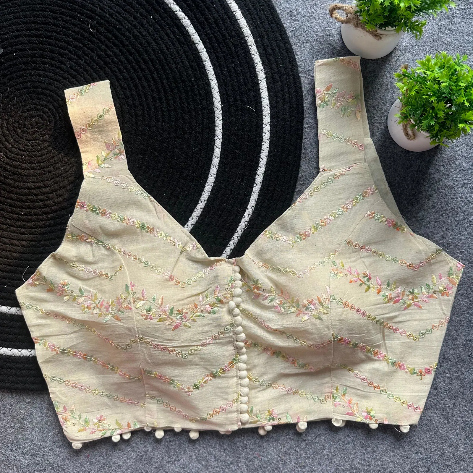 Khadi Lace Vol 3 Khadi Cotton Embroidered Fancy Blouse Collection
