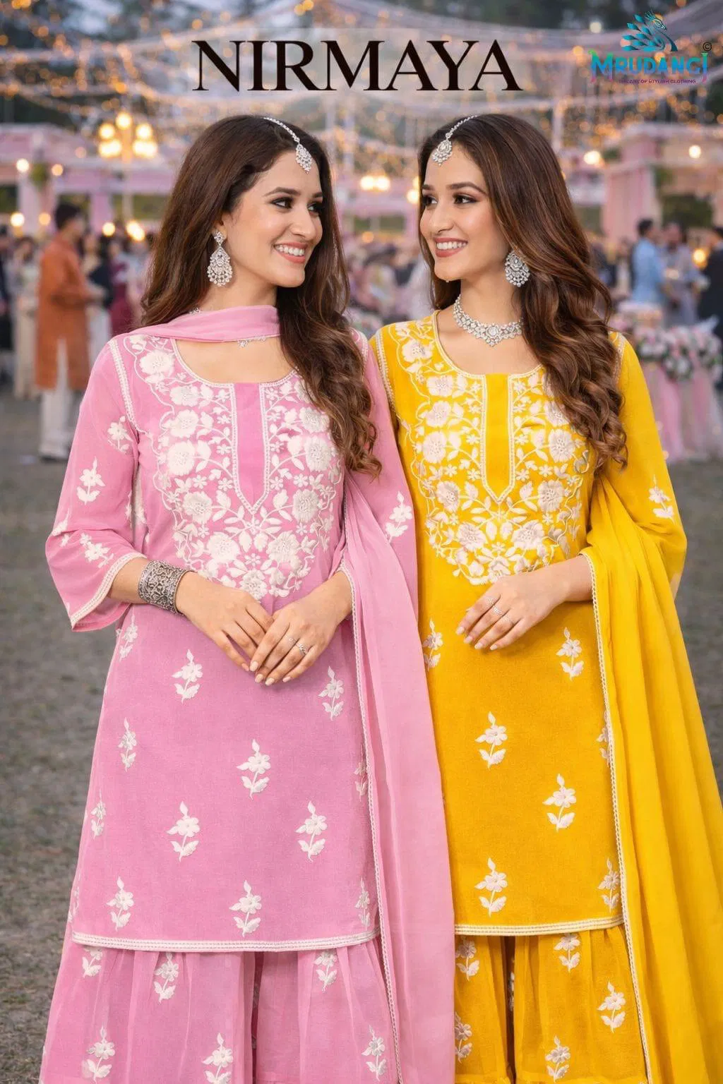 Mrudangi Nirmaya Real Georgette Fancy Embroidered Salwar Kameez