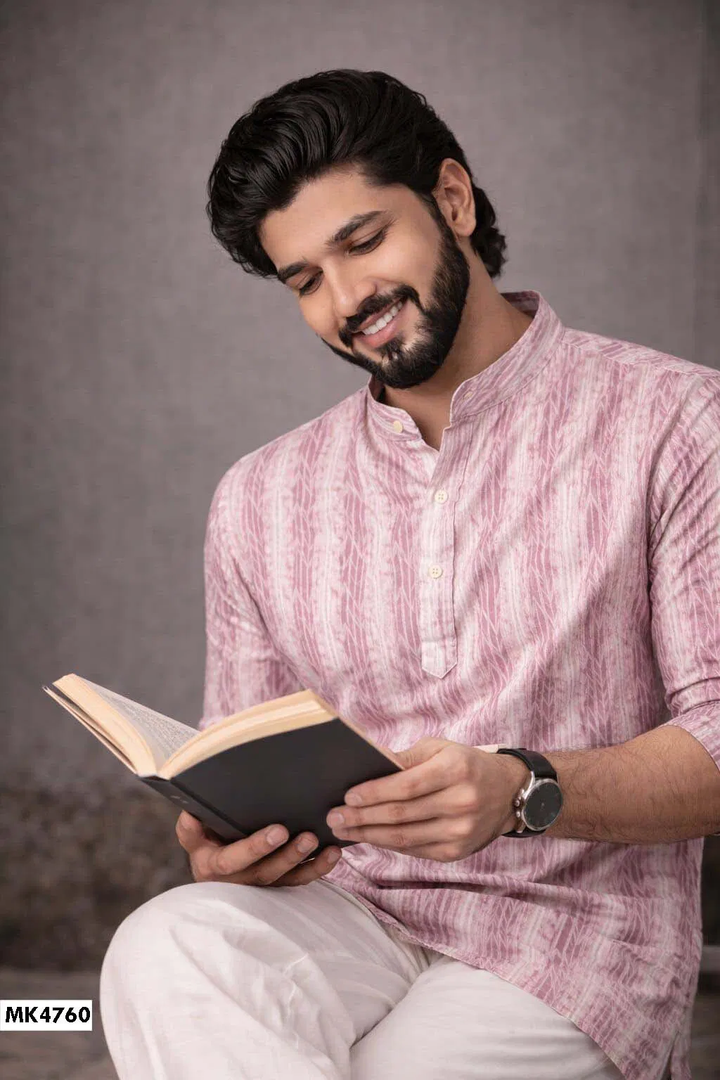 Mens Short Kurta Vol 2 Linen Printed Festive Wear Mens Kurta Collection