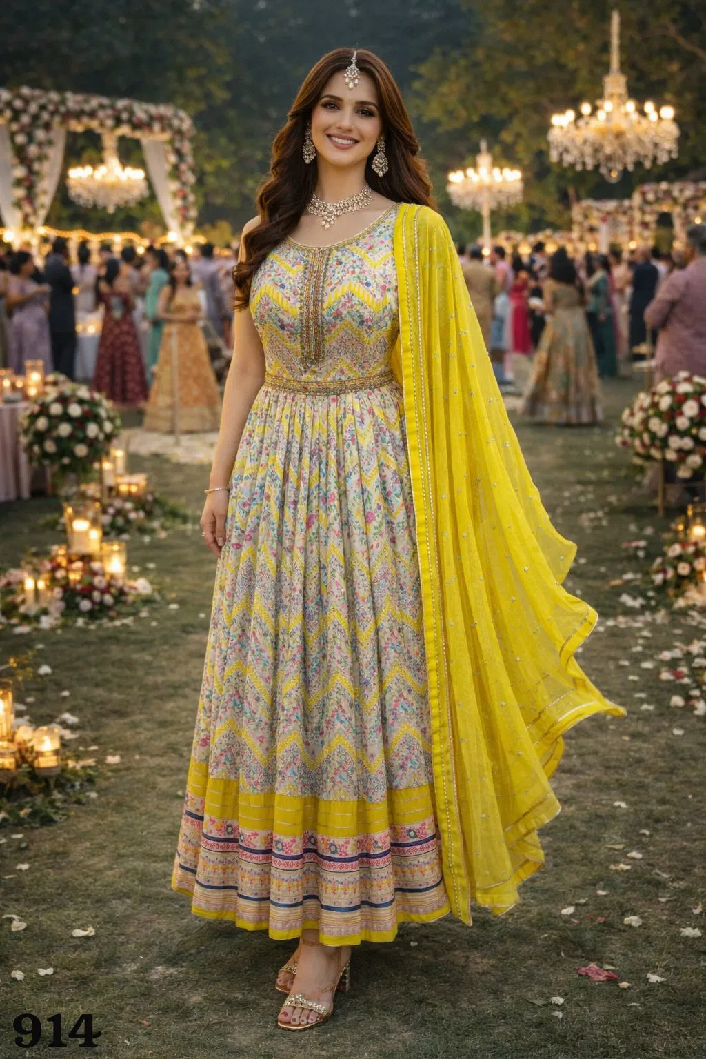 Mrudangi Muskan Vol 2 Soft Dola Silk Printed With Handworked Gown With Dupatta Collection