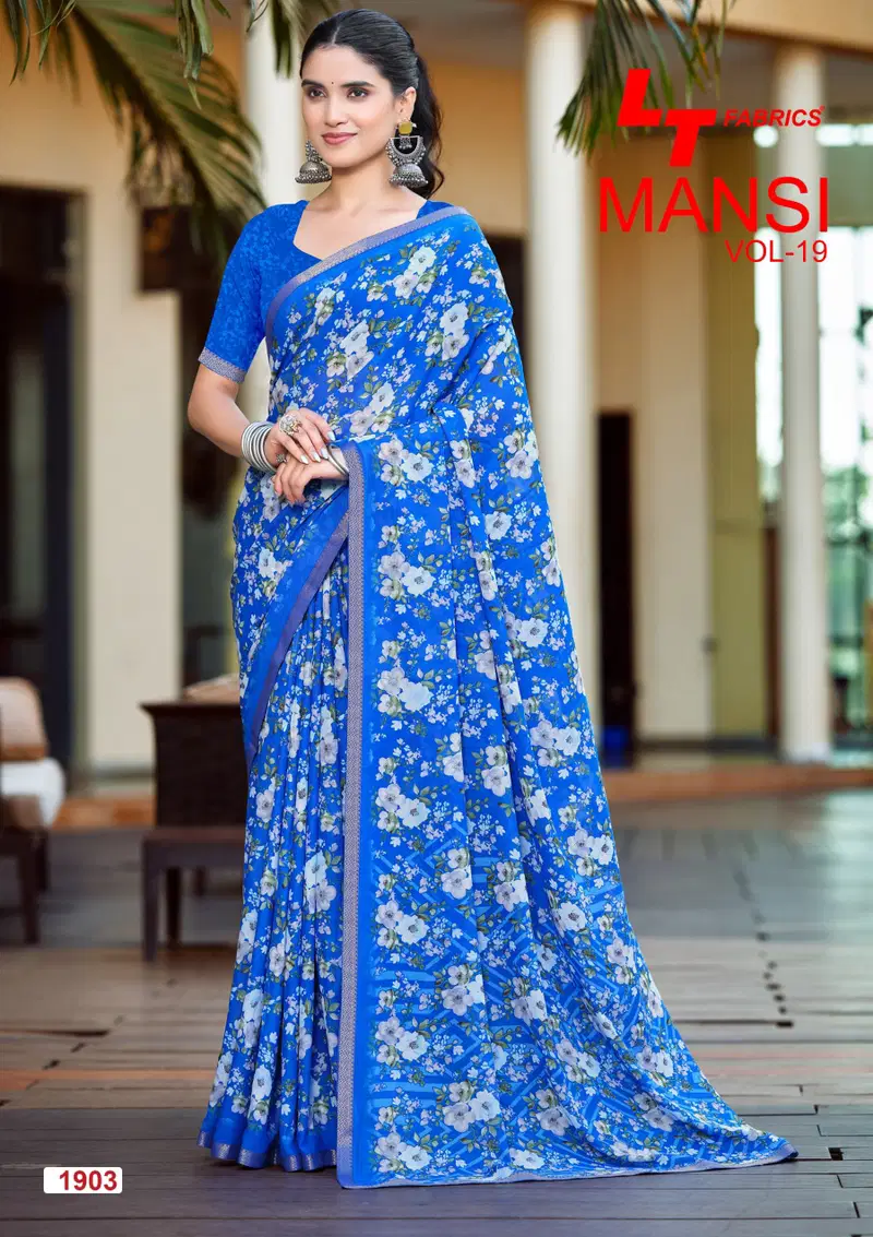 Lt Mansi Vol 19 Micro Printed Saree Collection